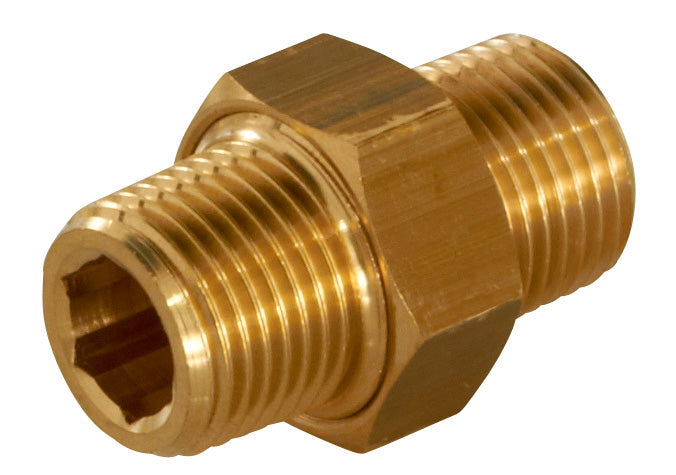 Brass Union Joint for Air / Water Pressure Switches Plastering Machines
