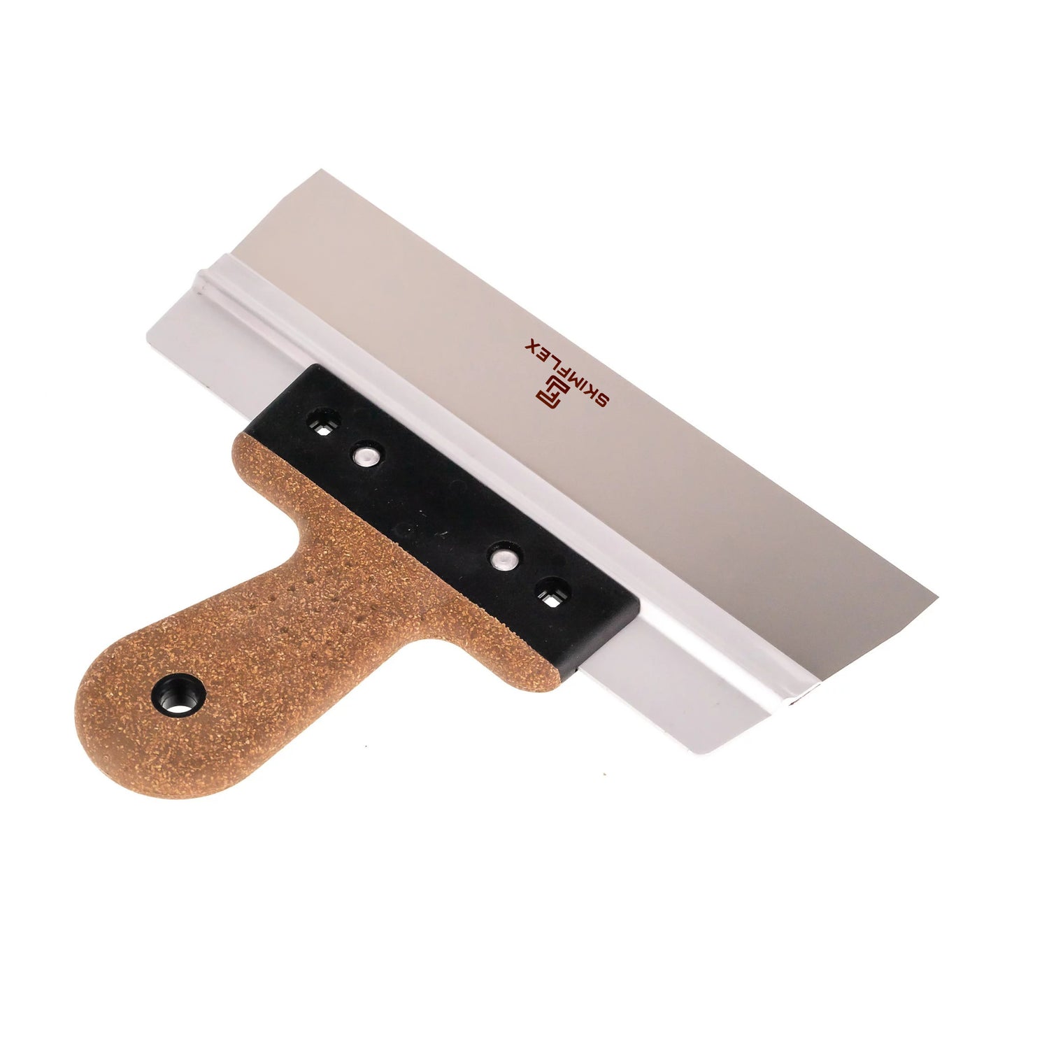Skimflex Plaster Spatula – Stainless Steel Flattening Tool with Cork or Rubber Handle (10"-24")