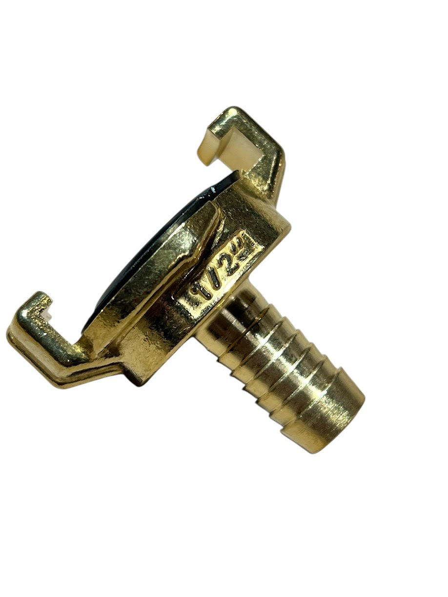 1/2 inch Geka type hose tail claw fitting for air and water