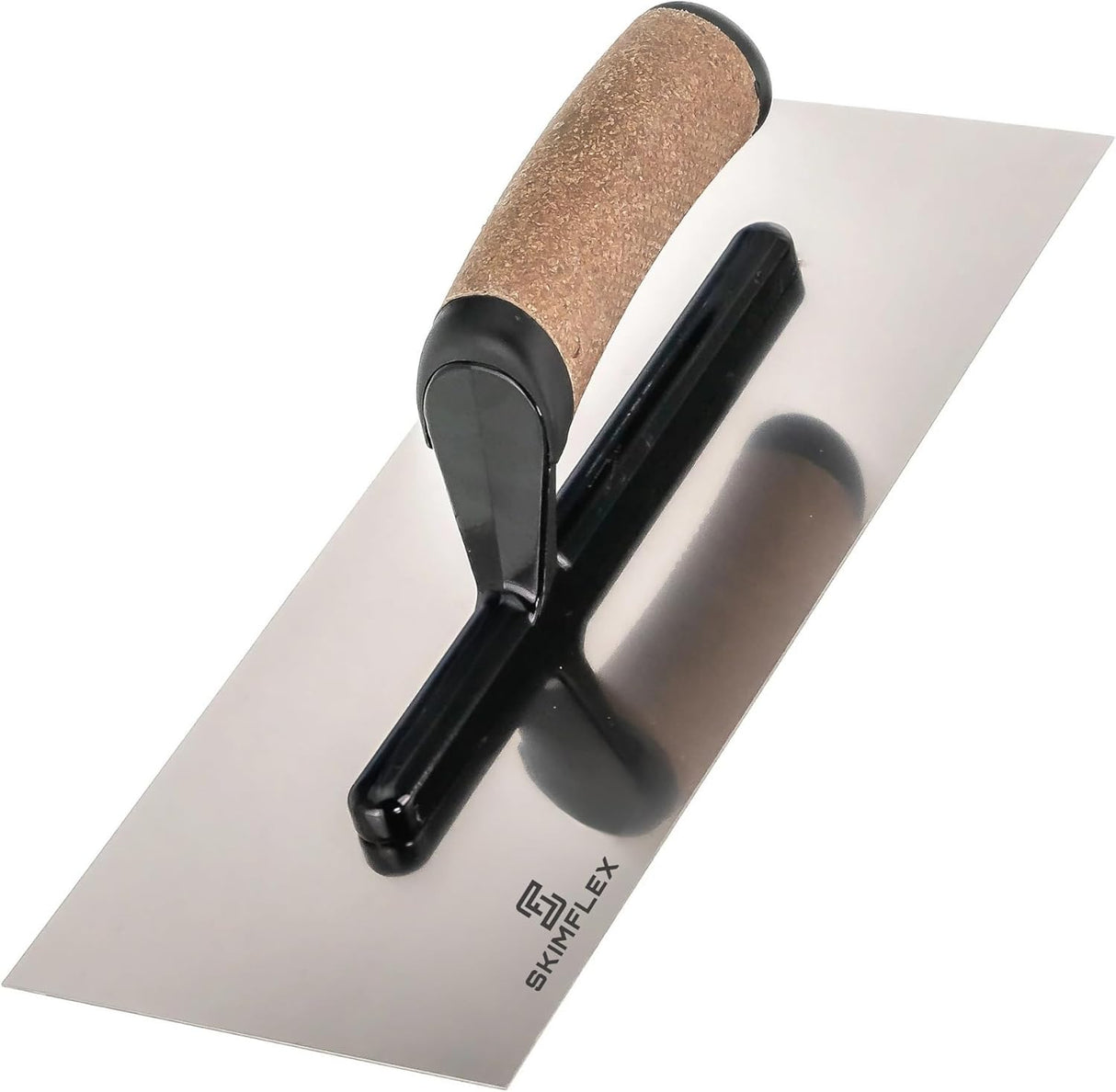 Skimflex Plastering Trowel – Stainless Steel Finishing Tool with Cork Handle for Plaster, Render & Skim Work