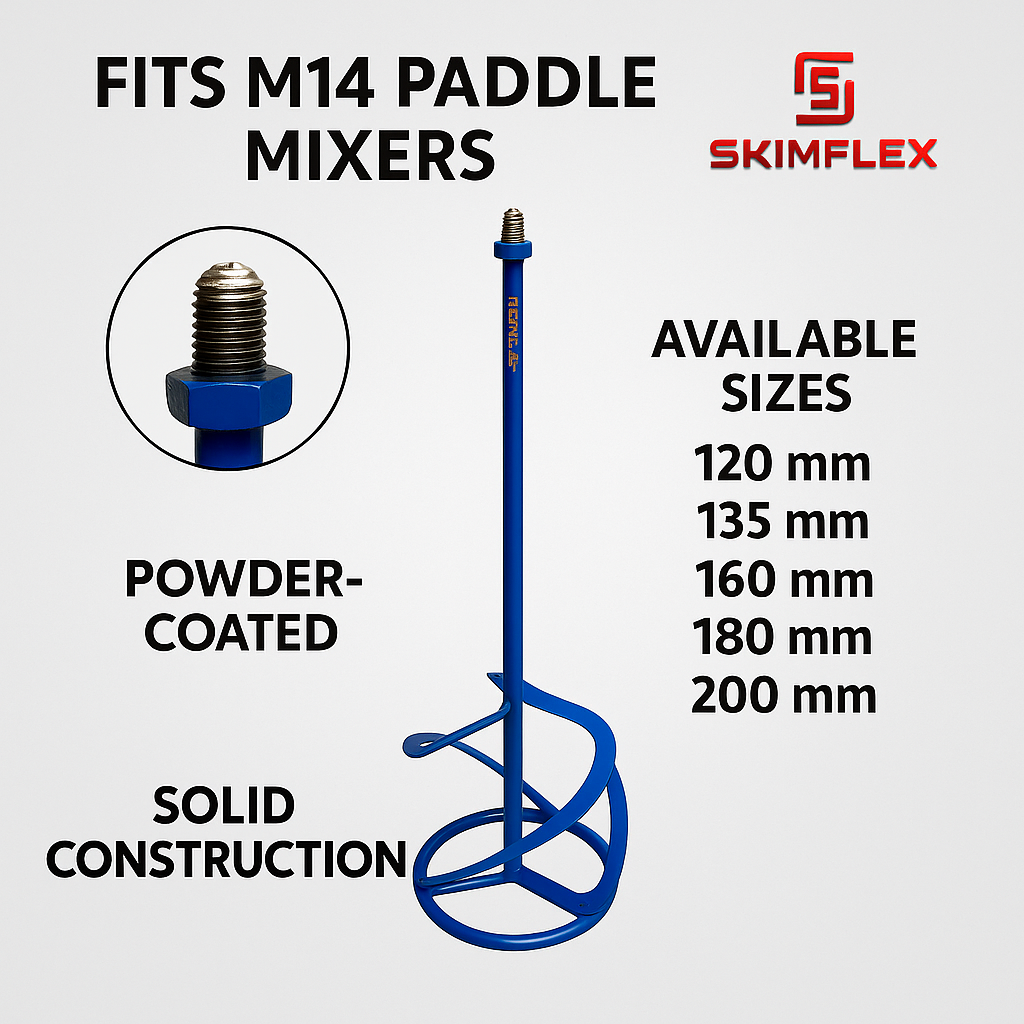 Mixing Paddle Plaster Drill Skimflex M14 Thread Connection