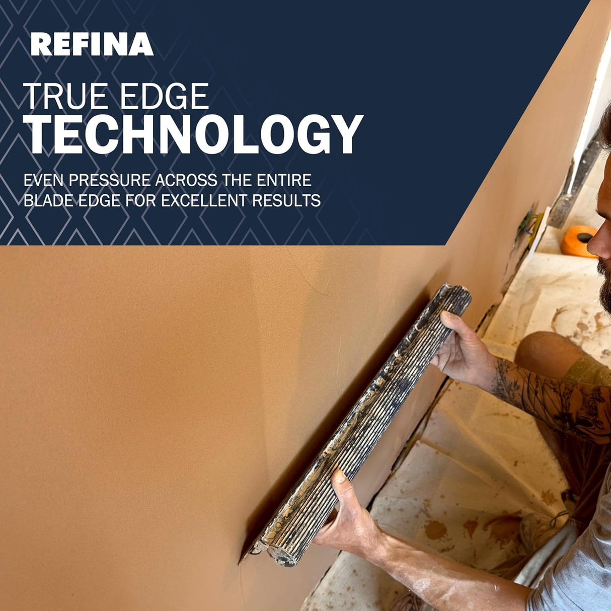 Refina X-SKIM Plazi Plastering Spatula with Interchangeable 1.5mm Blade