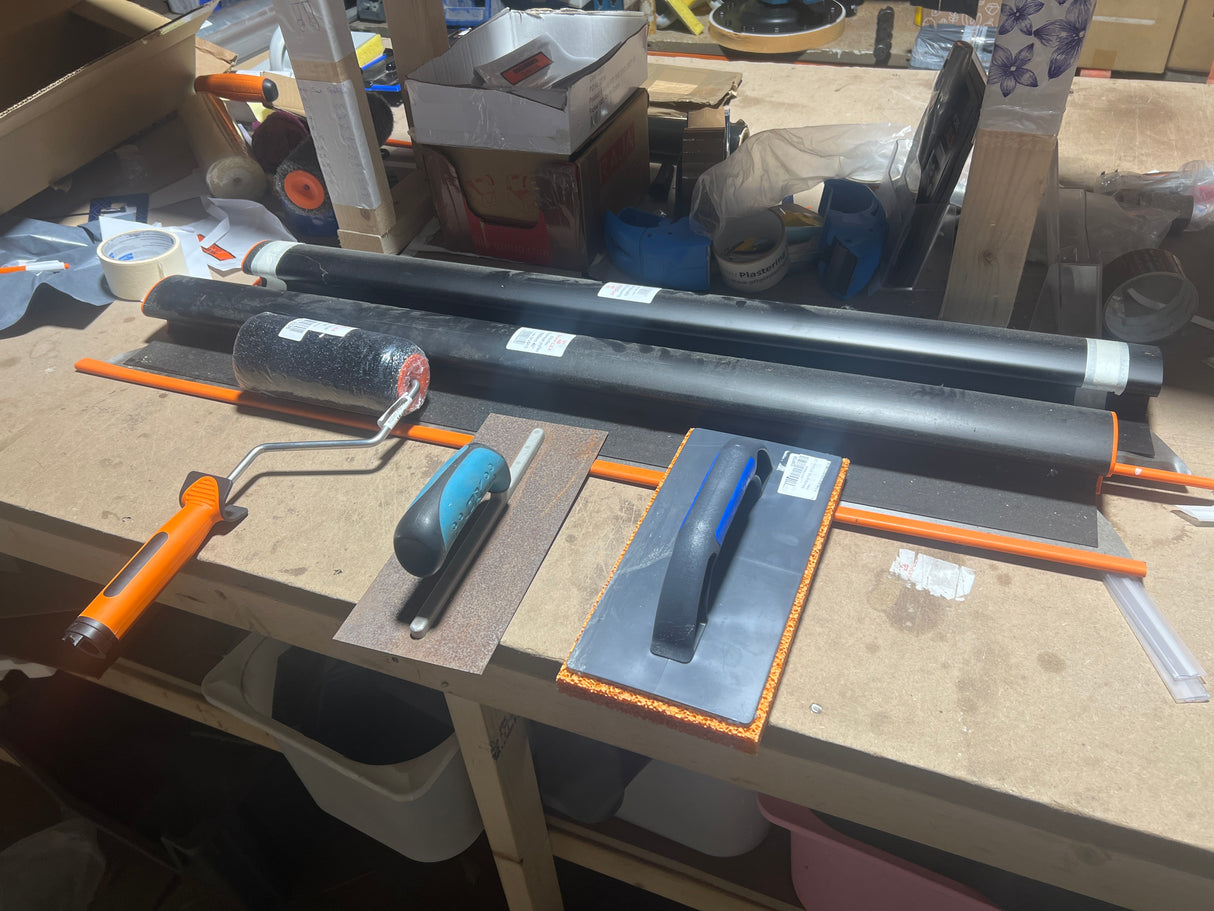 40” skimflex spatulas plaster roller ox steel trowel sponge float