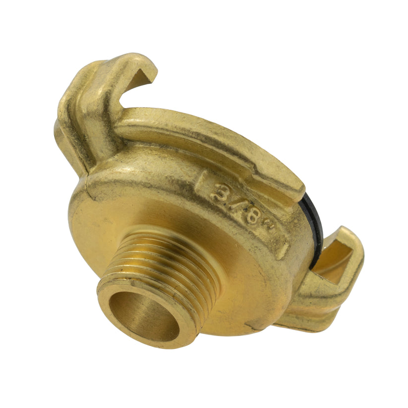 3/8" Geka Type Claw Fittings for Air & Water – Hose Tail, Male & Female BSP