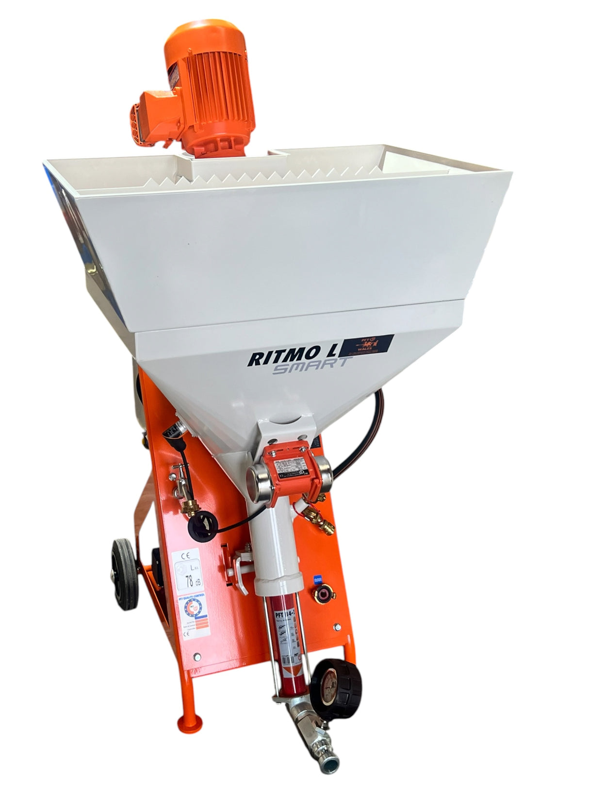 PFT Ritmo L Smart X Pro Plastering Machine – Control Panel Version With Level Sensor & Vibrator