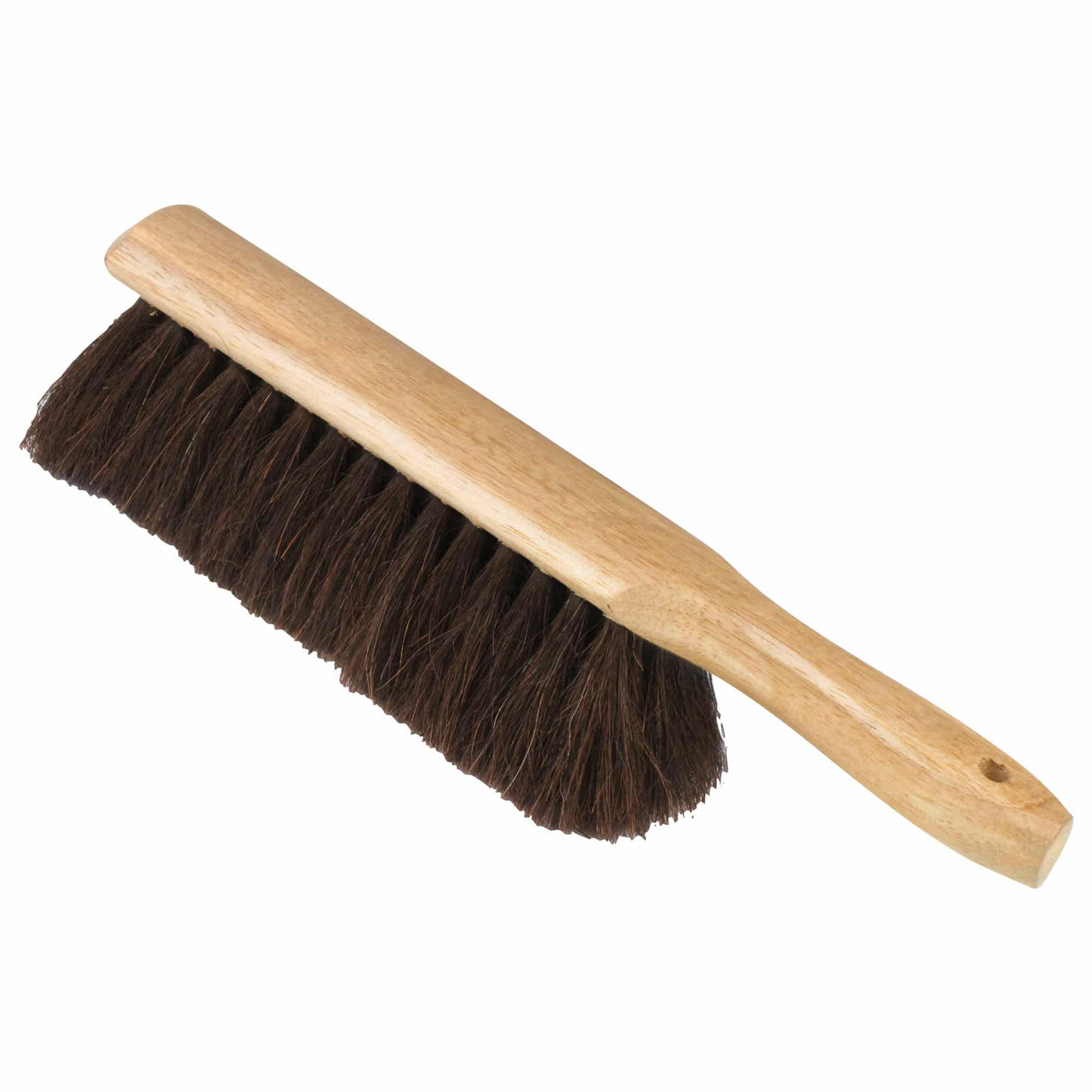 Soft horsehair brick brush for pointing and repointing work