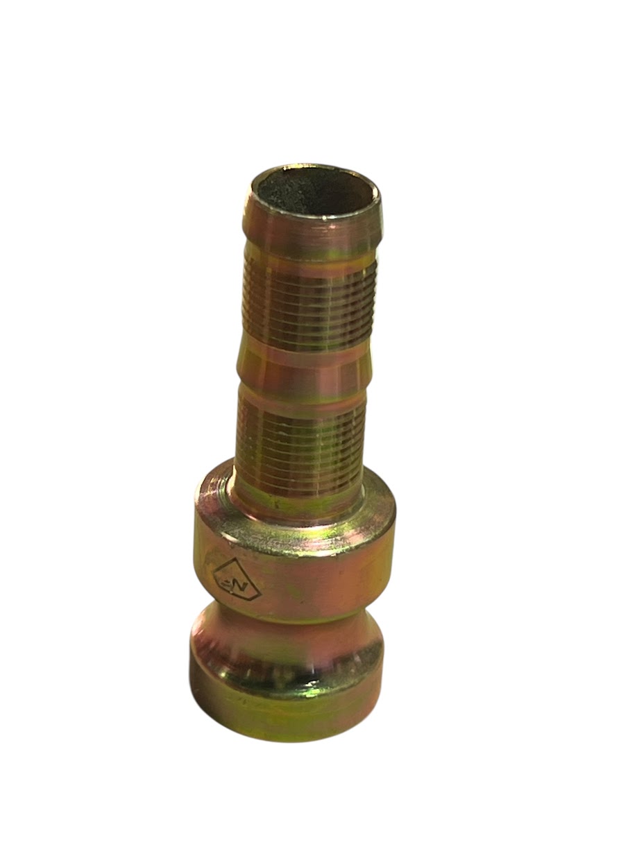 Male camlock hose tail 25mm for plaster spray gun