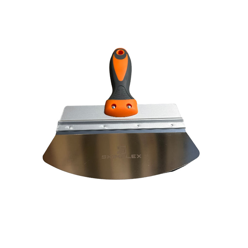 Bucket Scoop/Harling trowel 200mm Skimflex Scooper Stainless Steel