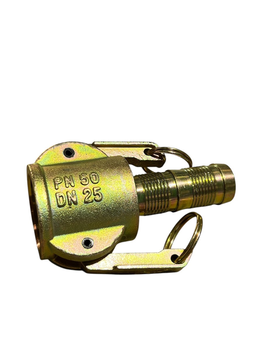 25mm Camlock Hose Tail for Plastering Machines