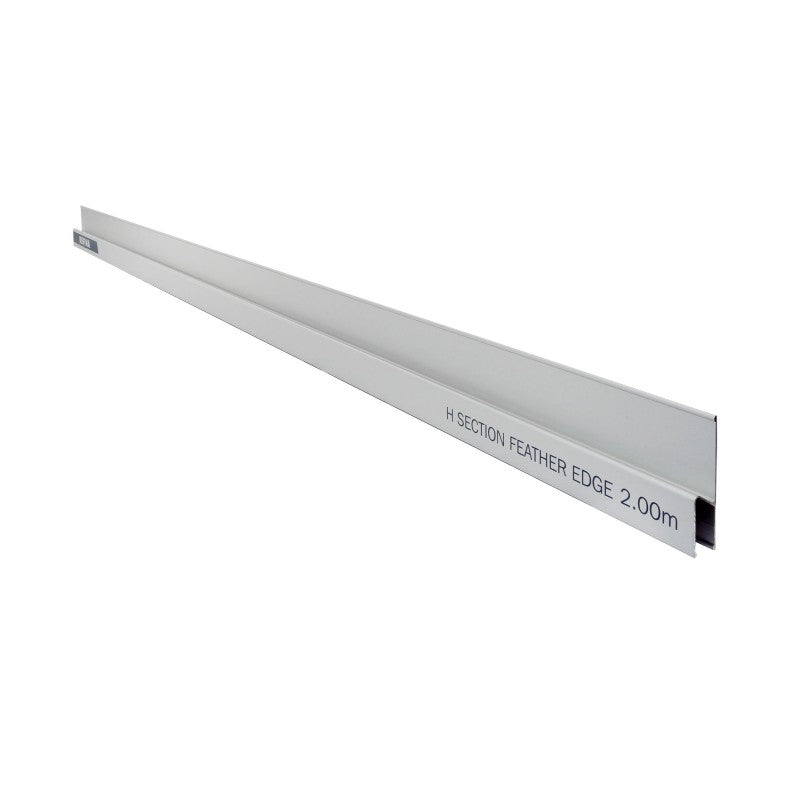 Refina Aluminium H Shape Straight Edge Section Rule Flat Plastering Derby