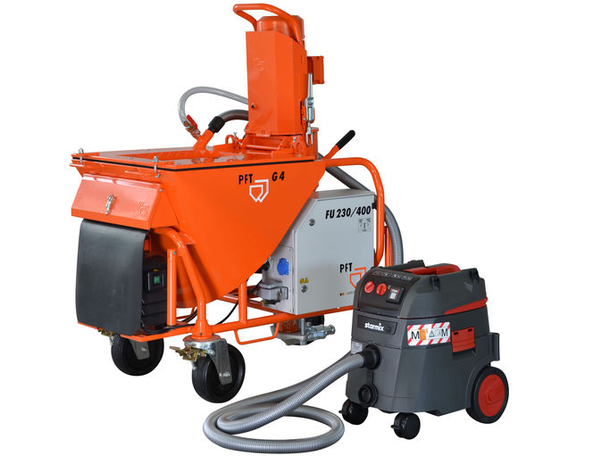 Plastering Machine Dust Extraction