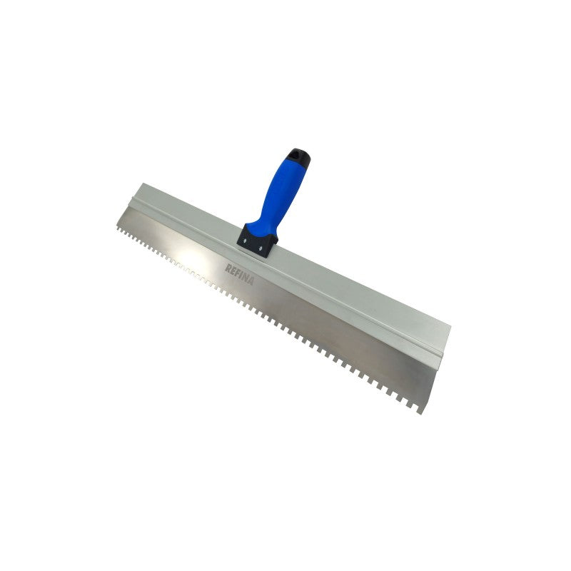 Refina square notch render spatula aluminium frame