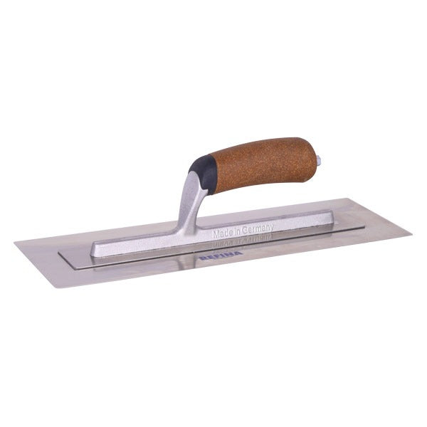 Refina Superflex 2 Trowel  Flexible 0.4 mm Stainless Steel Plastering Trowel for Walls & Ceilings – Soft Grip Handle Finishing Tool