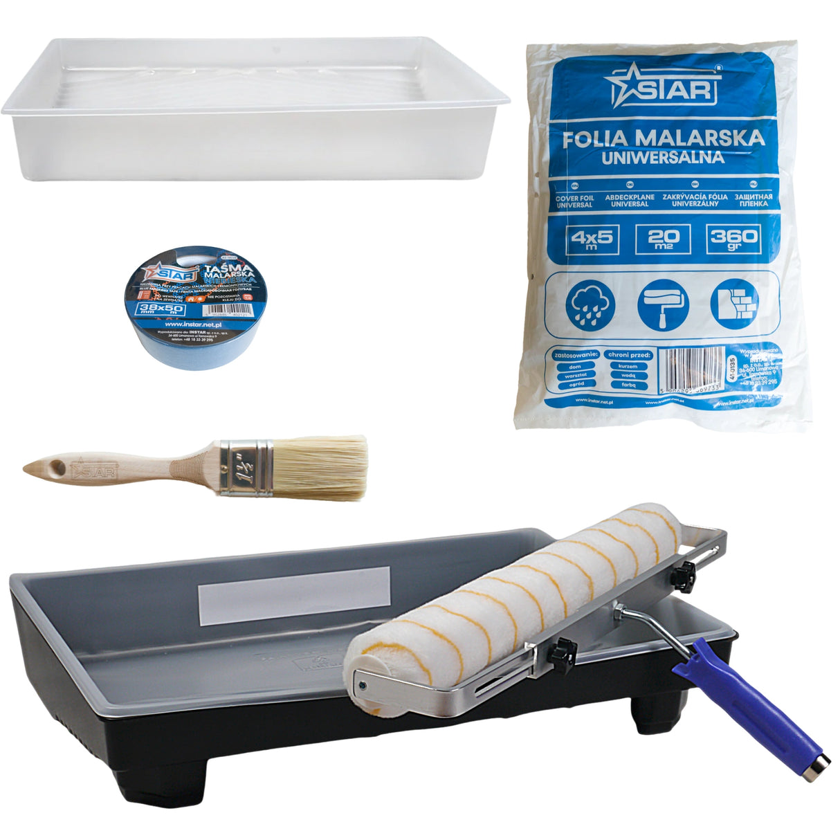 500mm paint roller set from skimflex