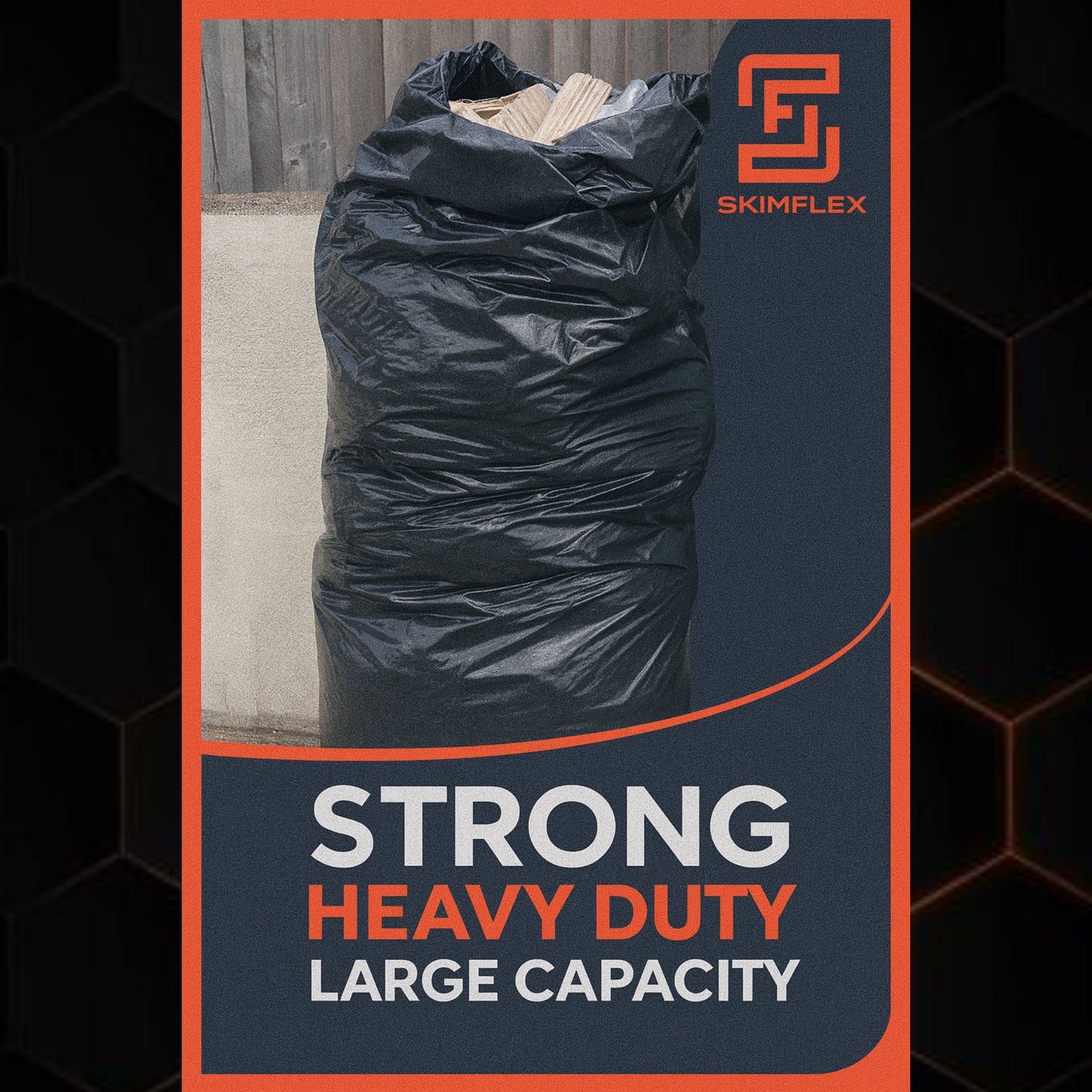 Rubble Sacks Heavy Duty – 120L & 240L Black Bin Bags (Extra Strong, Multi-Pack)