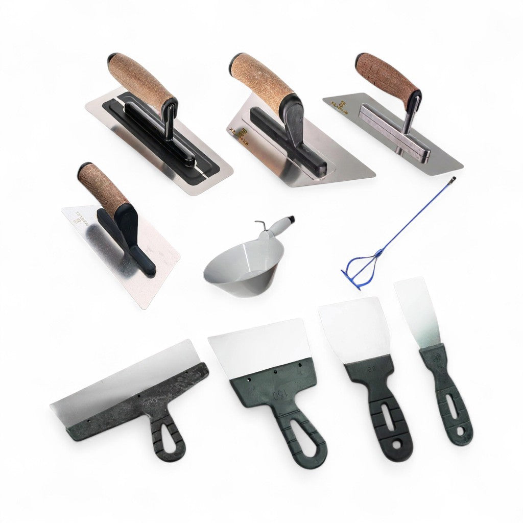 Venetian Plastering Tools Kit – Microcement Polishing Trowel Set