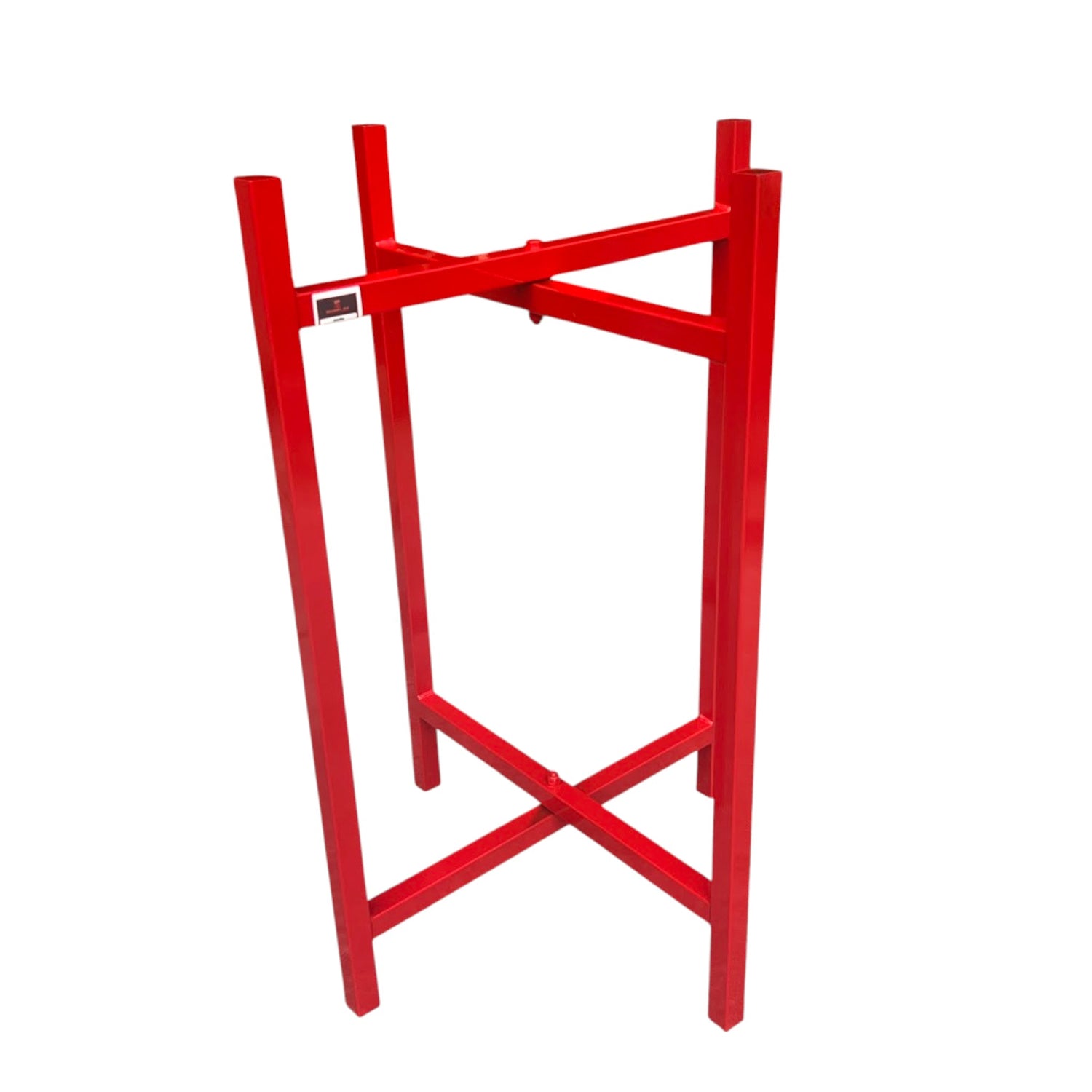 Skimflex Bricklayers Spot Board Stand – Heavy Duty Mortar Board Holder, Red Powder Coated Steel, Foldable, 500mm / 750mm / 900mm