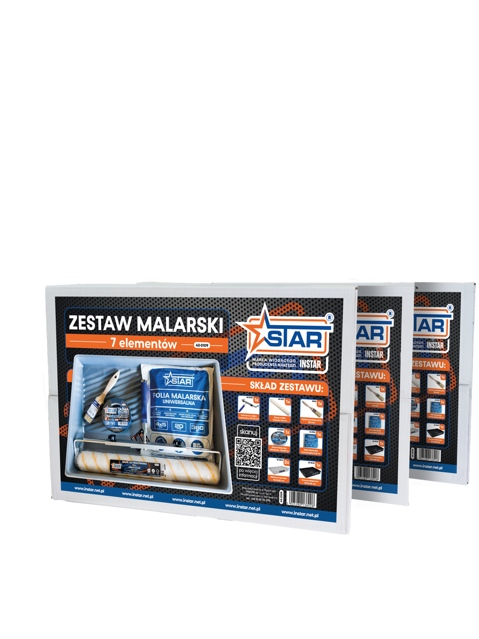 Paint Roller Set Skimflex Star – 500mm Large Roller Decorating Kit