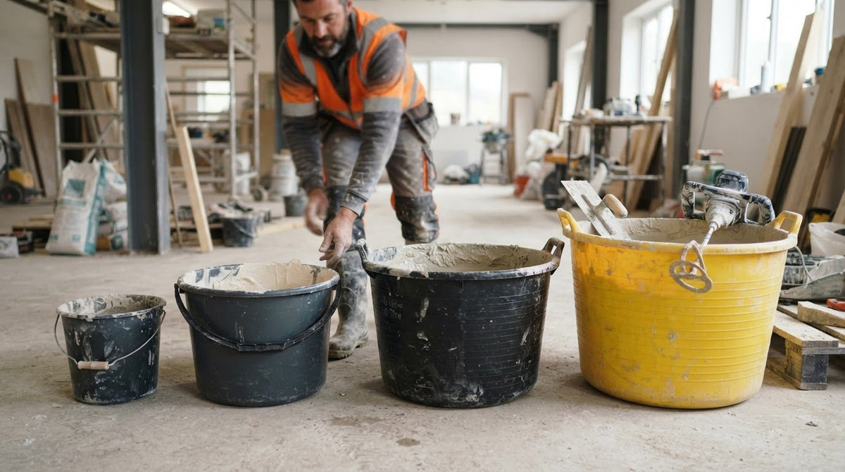 Plastering Buckets for Trade Use in Wales