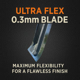 Plastering Trowel Set – Skimflex Pro Ultraflex Stainless Steel Blades Cork Handle (11", 13", 16") – Professional Finishing, Skimming Tools