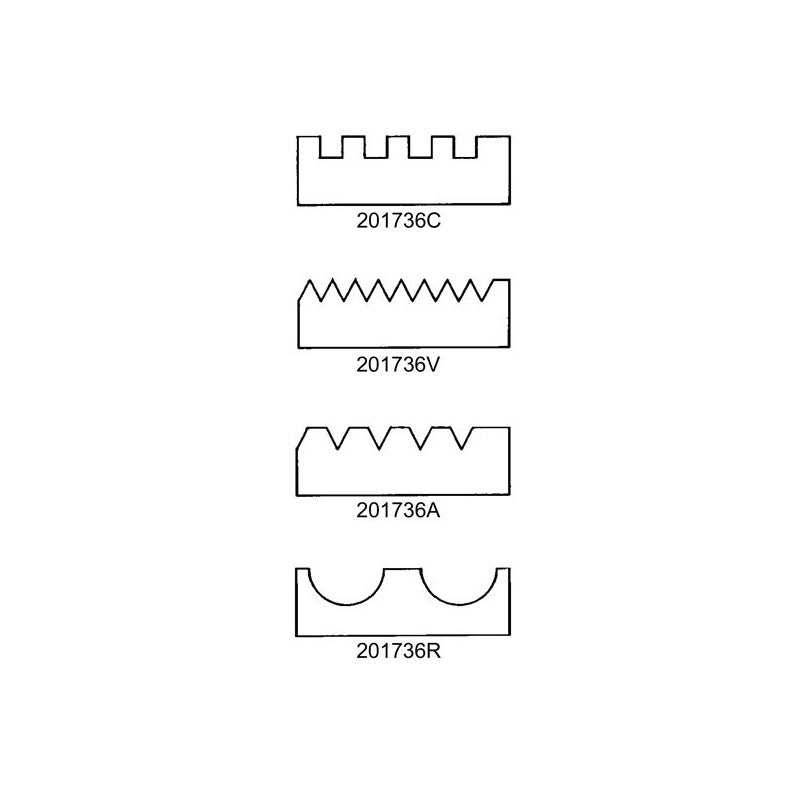 11" Changeable Blades for notched trowels Square,Scalloped & V shaped