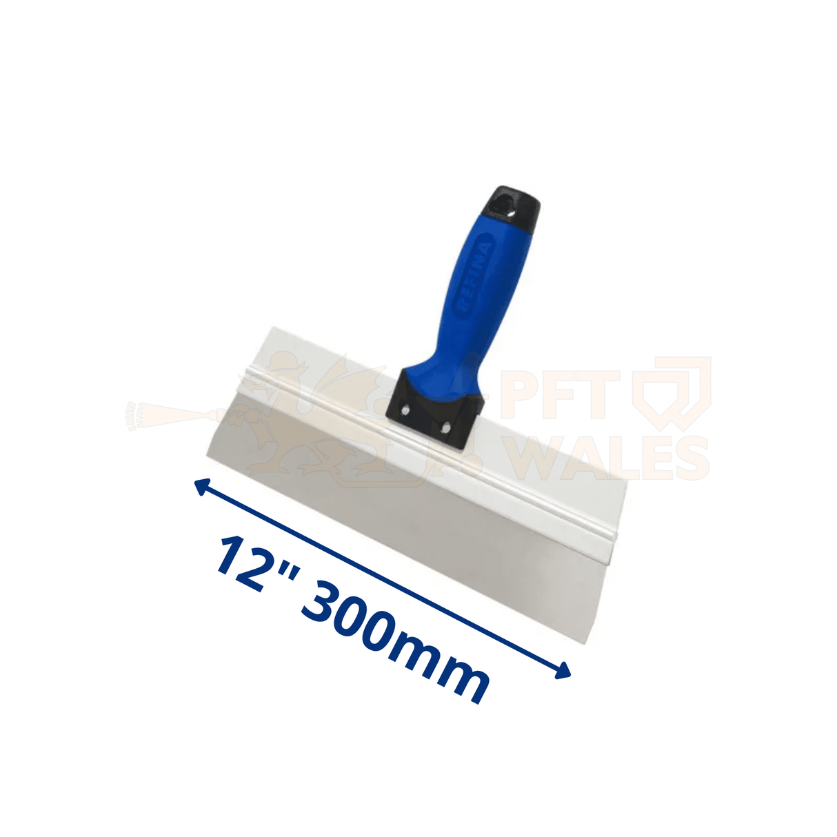 Plastering Skimming Spatula Refina Rubber handle