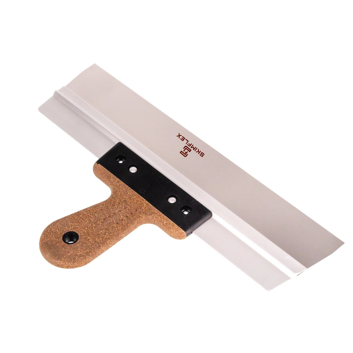 Skimflex Plaster Spatula – Stainless Steel Flattening Tool with Cork or Rubber Handle (10"-24")