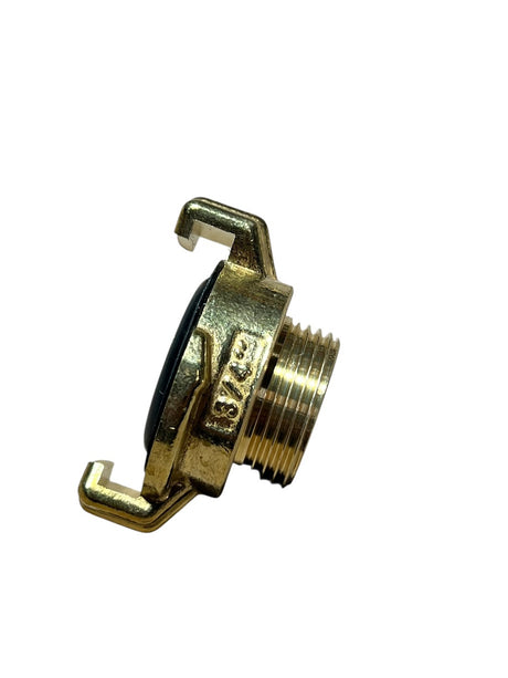 3/4 inch Geka type male BSP claw fitting for air and water