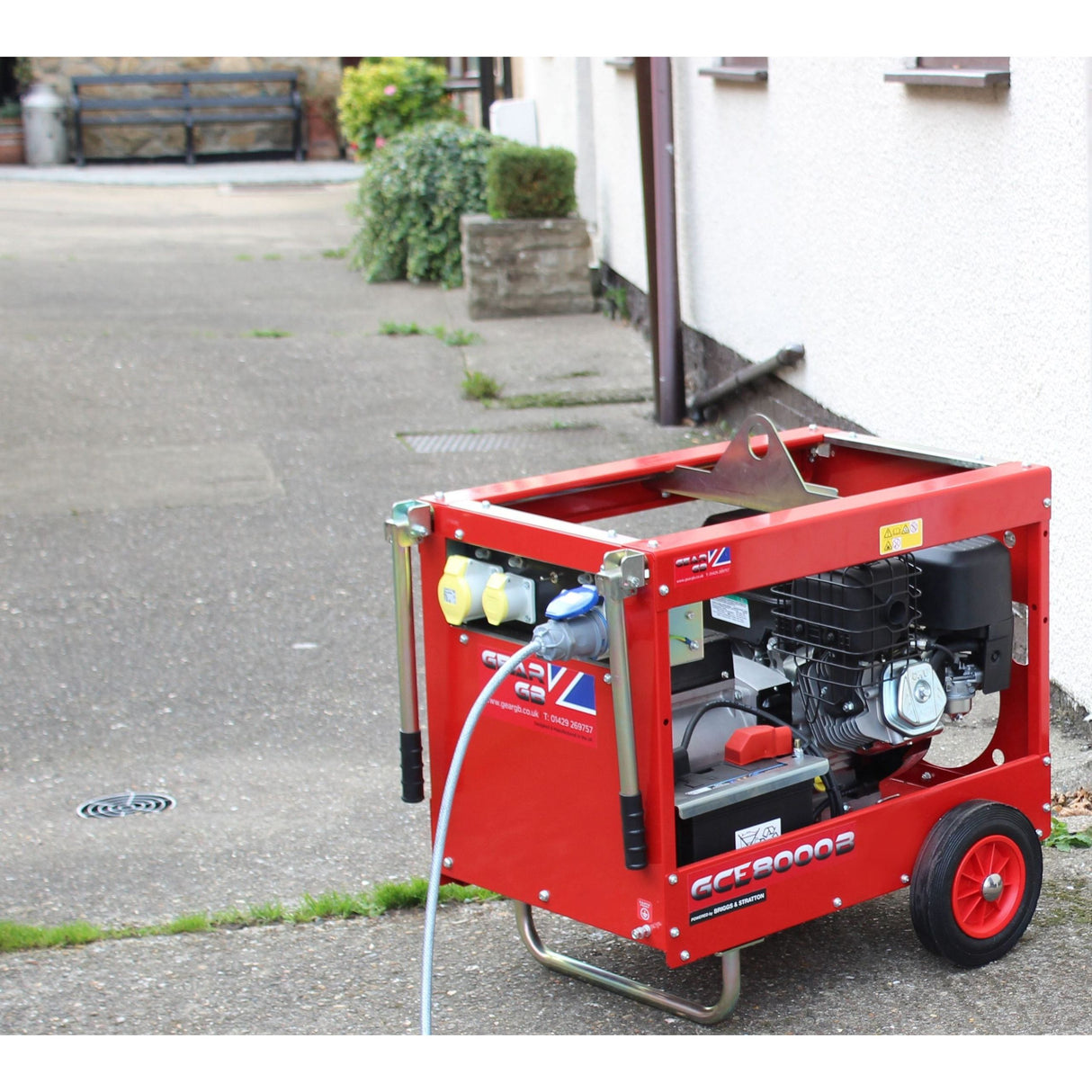 10 KVA power Generator 230 volt  Single Phase Plastering Machine