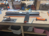 Spatula roller and a flexi trowel