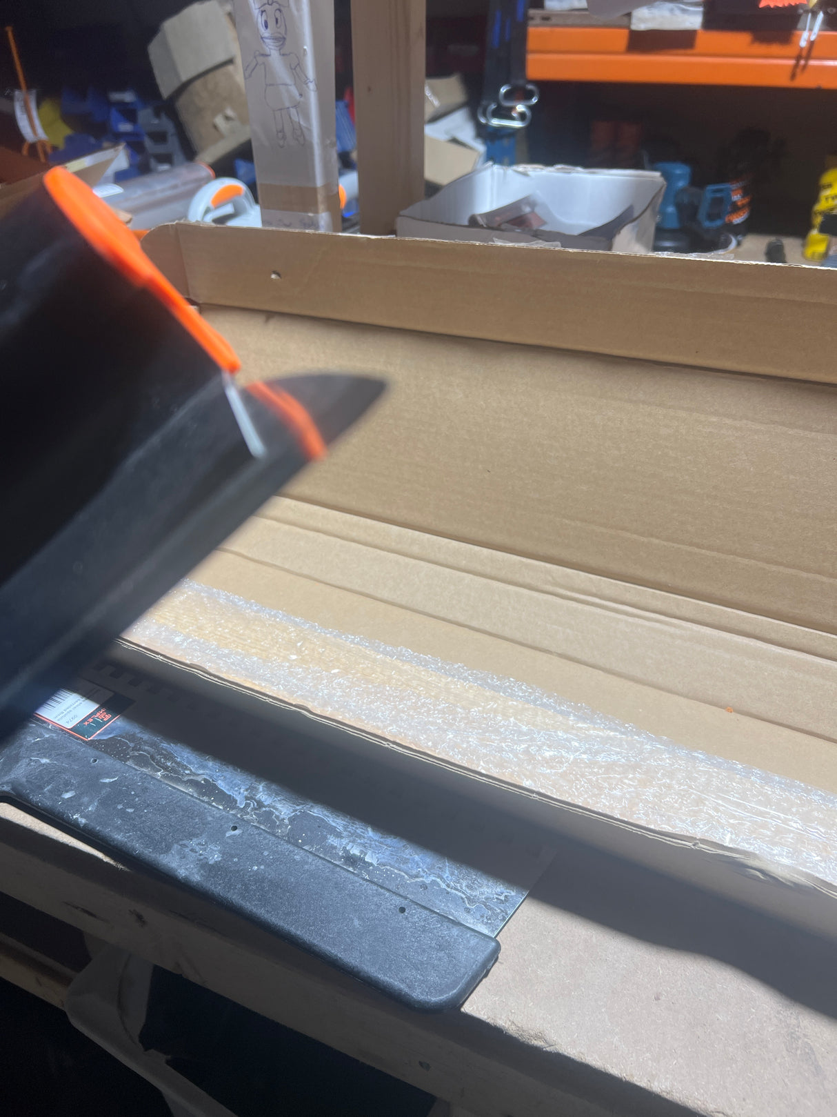 32” spatula flexi trowel and stainless trowel and plaster roller