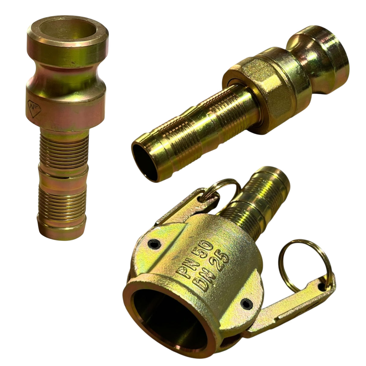 25mm camlock hose tail fitting for plastering machine hose