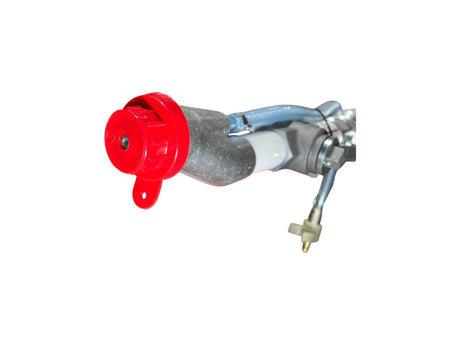 compact plaster spray gun for G4 machine with aluminium shut off valve and 14mm spray cap