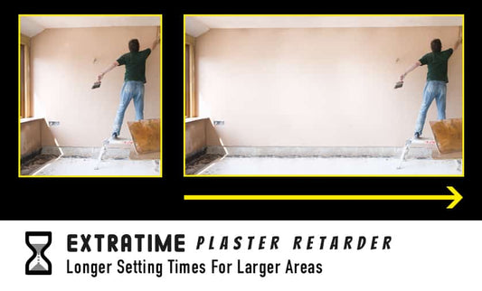 Easy Mix Extra Time Plaster Retarder - Slow Setting Time for Smoother Finish 40 Pack Box Bundle