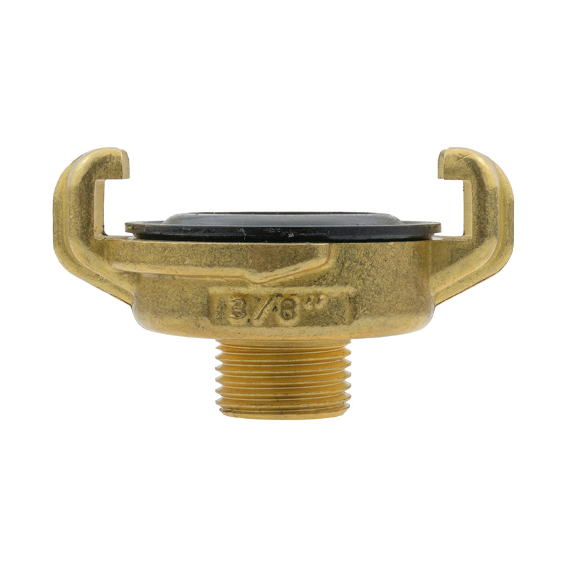 3/8 inch Geka type male BSP claw fitting for air and water