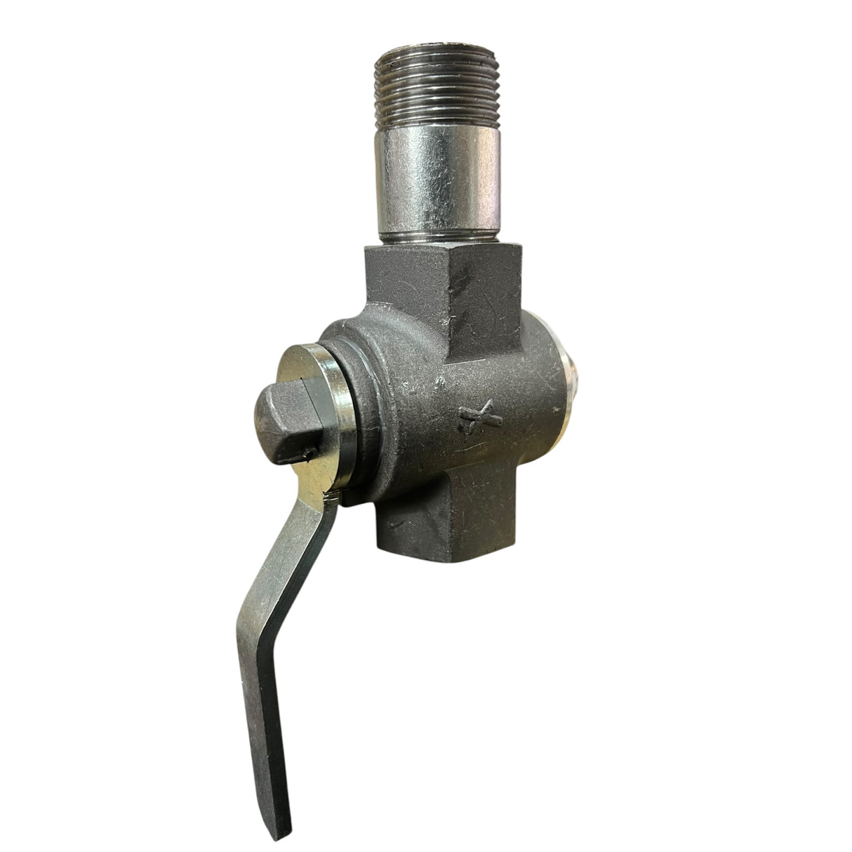 Spray Gun Shut-Off Valve – Aluminium Plug Valve 1" Female / With Stainless Nipple