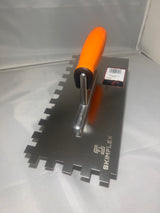 Notched Tiling Trowel Adhesive  3,4,6,8,10,12 mm Stainless steel square notches