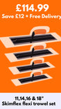 skimflex flexi trowel deal all sizes 4 x trowels 