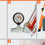 ritmo material pressure gauge