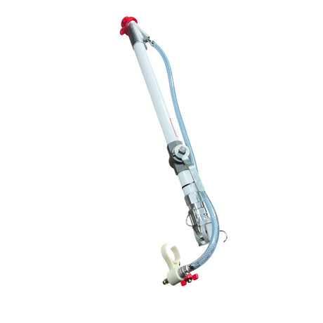600mm long PFT Ritmo spray gun with shut off valve and 10mm spray cap