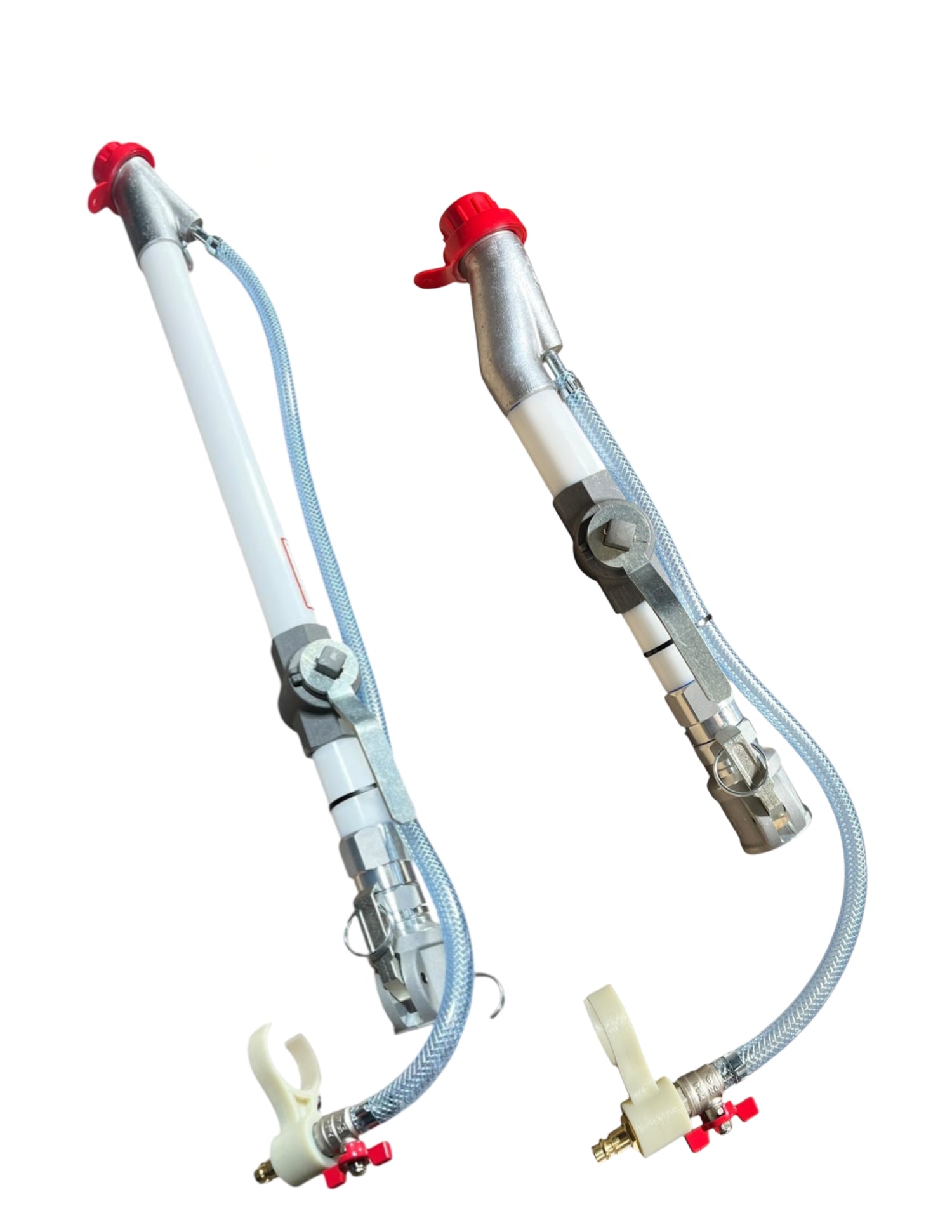 PFT Ritmo spray gun with shut off valves long and short