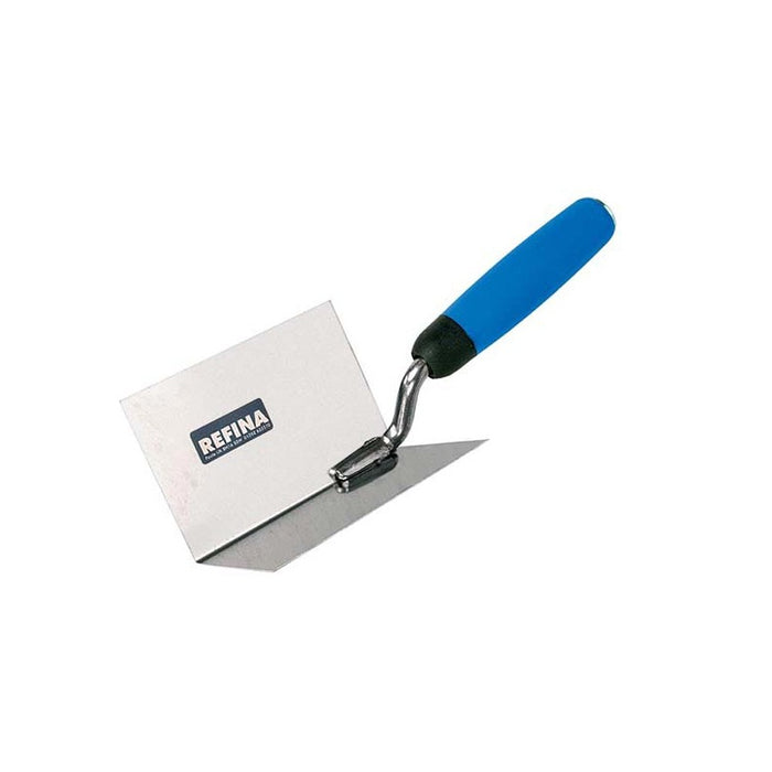 Refina blue rubber handle internal corner trowel