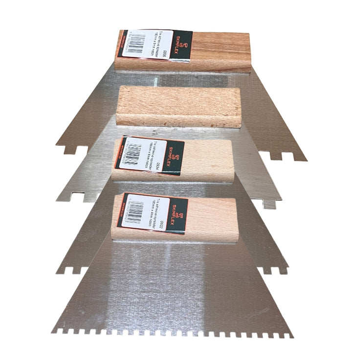 Notched Adhesive Spreader