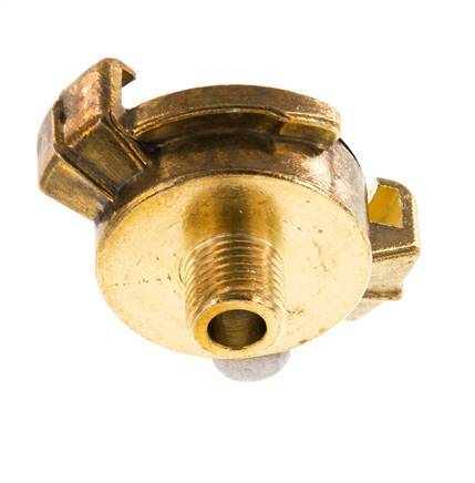 1/4 inch Geka type male BSP claw fitting for air and water