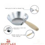 Bucket Scoop/Mixing Dish 185mm Galvanised Skimflex