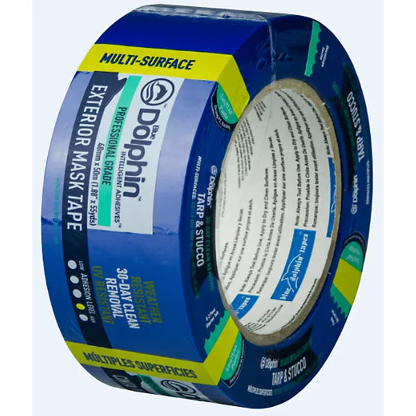 Blue Dolphin Tarp & Stucco Tape Blue masking External Tape 50 mts
