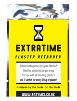 1 pack of eazymix extratime plaster retarder