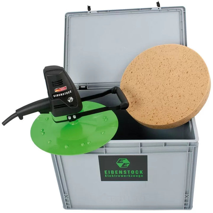 Refina Electric powered Plastering Sponge Float in Case 110V / 230V