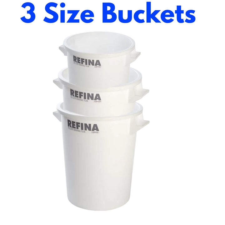 Mixing buckets for Plaster Bundle 1,2 & 3 Bag Total 3 Buckets