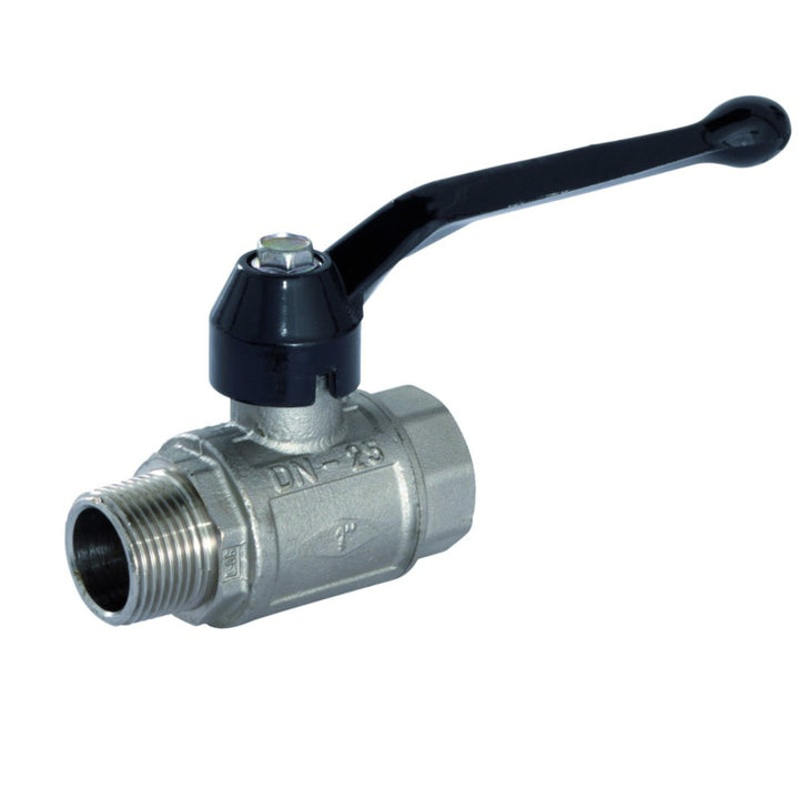 Material shut off valve 1 inch black